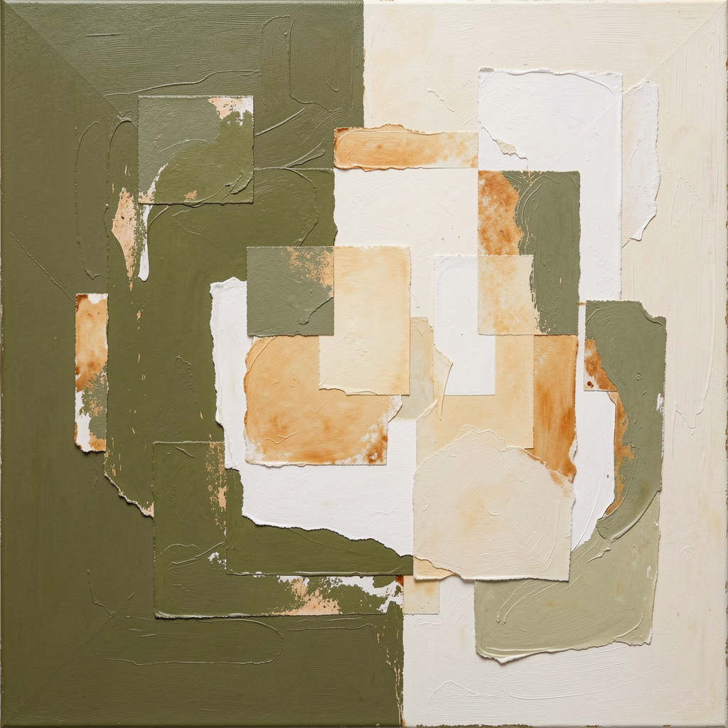 Presence / Absence — Composition exploring visibility and erasure through contrasting tones